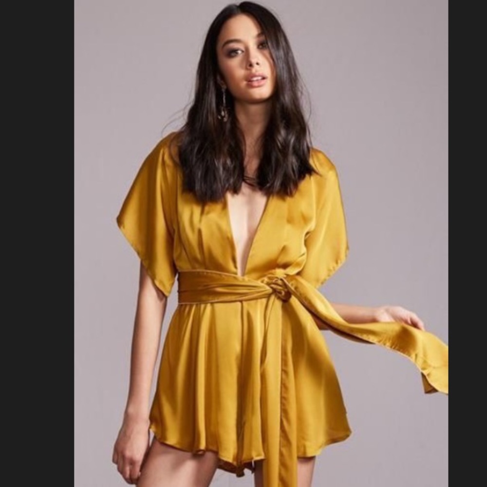 Gold romper